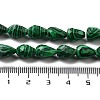 Synthetic Malachite Beads Strands G-P520-B17-01-5