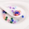 Mixed Imitation Jade Glass Round Beads X-DGLA-S076-4mm-M-3