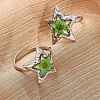 304 Stainless Steel Adjustable Open Cuff Statement Rings RJEW-C083-19P-02-1