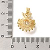 Brass Micro Pave Cubic Zirconia Pendants KK-B122-01B-G-3