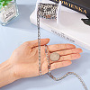 Stainless Steel Rectangle with Cross Link Chains CHS-TAC0002-01P-6