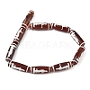 Rice Shape Tibetan Style dZi Beads Strands G-A269-A22-01-3