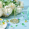 100Pcs 10 Colors Glass Flower of Life Charms FIND-CA0009-01-5