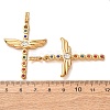 304 Stainless Steel Rhinestone Big Pendants RB-CBA5CCB-05A-G-2
