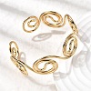 304 Stainless Steel Cuff Bangles for Women LS-BJEW-Z150-01G-01-3