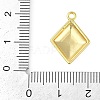Cross Theme Real 18K Gold Plated Brass Micro Pave Clear Cubic Zirconia Pendants KK-L219-06G-03-3