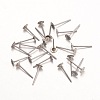 316 Surgical Stainless Steel Stud Earring Findings STAS-K098-02-4mm-P-1