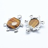 Natural Tiger Eye Pendant G-G759-B11-2