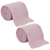 95% Cotton & 5% Spandex Fiber Ribbing Fabric for Cuffs OCOR-WH0082-148D-1