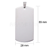 Tarnish Resistant 304 Stainless Steel Big Pendants STAS-I140-19A-S-3