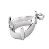 304 Stainless Steel Rhinestone Claw Settings STAS-U042-04B-P-2