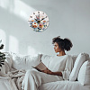 MDF Printed Wall Clock HJEW-WH0058-028-7