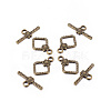 Tibetan Style Toggle Clasps TIBEB-A101564-AB-FF-2