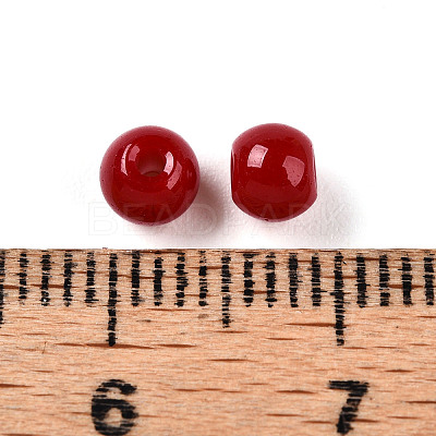 Opaque Solid Color Glass Beads X1-GLAA-N007-4mm-A07-1