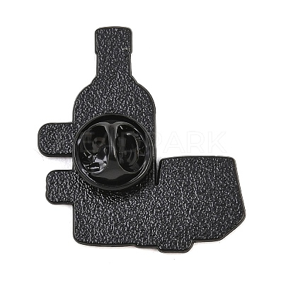 Vodka INTROVERTED AND PASSIONATE Enamel Brooches LS-JEWB-I063-02EB-05-1