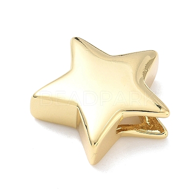 Star Brass Slide Charms X-KK-P349-18A-G-1