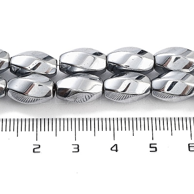 Synthetic Magnetic Hematite Beads Strands G-P545-G01-01G-1
