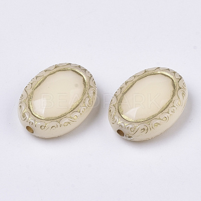 Plating Acrylic Beads X-PACR-T008-06E-1