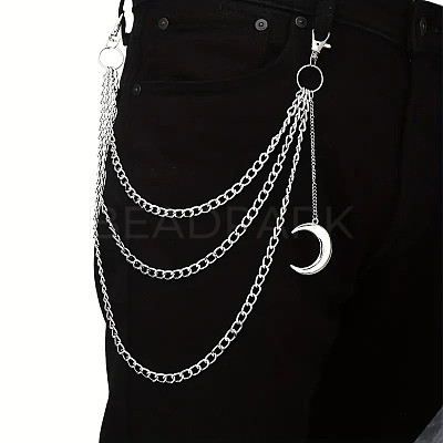 Iron 3 Layer Tassel Trousers Chains WG053FD-07-1