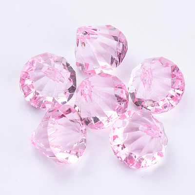 Transparent Acrylic Pendants TACR-Q260-C-V03-1