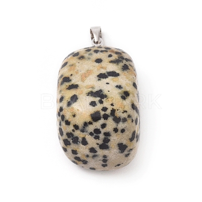 Natural Dalmatian Jasper Pendants G-k302-B21-1