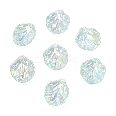 50Pcs Transparent Acrylic Pendants MACR-YW0004-17E-1