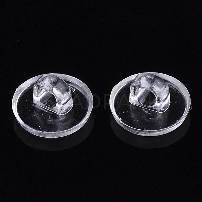 Transparent AS Plastic Charm Base Settings FIND-T064-011-1