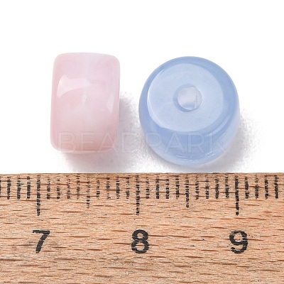 Two-Tone Imitation Gemstone Acrylic Beads X-AC-CBA7B05-33-1