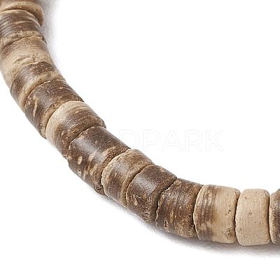 Sea Turtles and Starfish Coconut Beads Bracelets BJEW-JB11882-01-1