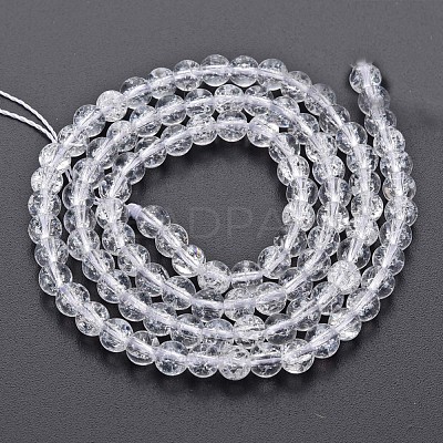 Crackle Glass Beads Strands GLAA-S192-B-006A-1