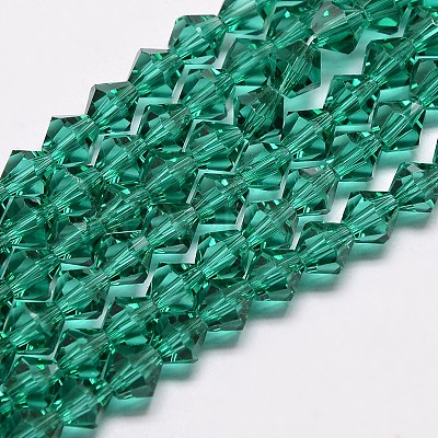 Imitation Austrian Crystal 5301 Bicone Beads GLAA-S026-6mm-08-1