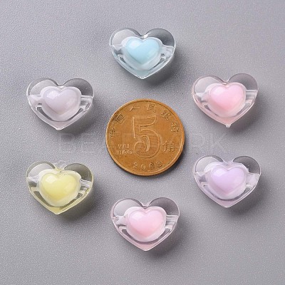 Transparent Acrylic Beads X-TACR-S152-08A-1