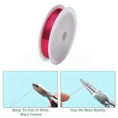 Copper Jewelry Wire CWIR-CW0.3mm-27-1