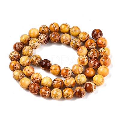Natural Imperial Jasper Beads Strands G-N342-63J-1