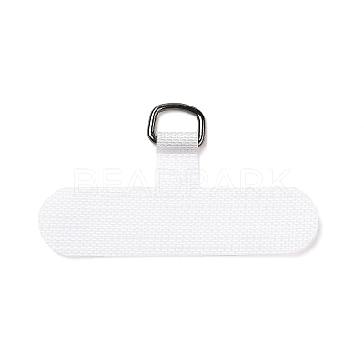 Cloth Mobile Phone Lanyard Patch AJEW-F061-01F-1