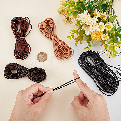 Cowhide Leather Cord WL-WH0008-06-1