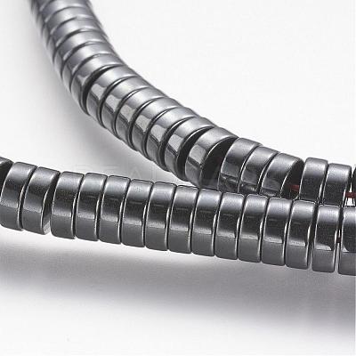 Non-magnetic Synthetic Hematite Beads Strands G-P218-19-03-1