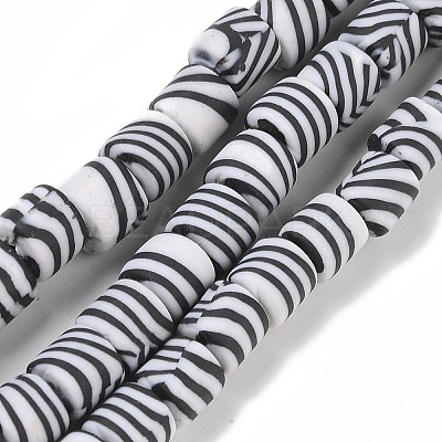 Handmade Polymer Clay Beads Strand CLAY-Z002-01K-1