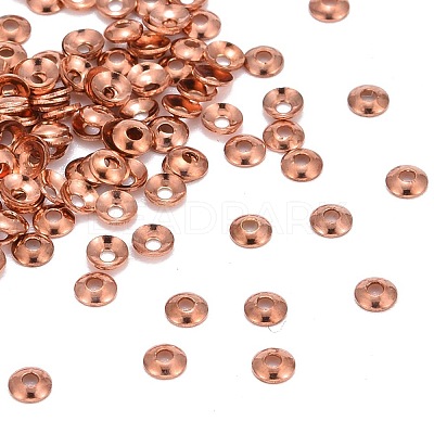 Brass Tiny Bead Cones X-KK-O043-04RG-1