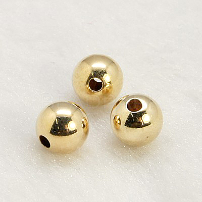 Yellow Gold Filled Beads KK-G156-8mm-1-1