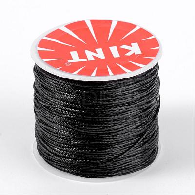 Round Waxed Polyester Cords YC-K002-0.6mm-20-1