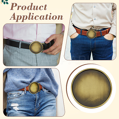 1Pc Alloy Belt Buckles FIND-BC0014-29A-AB-1