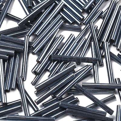 Glass Bugle Beads SEED-R028-2x20-A01-1