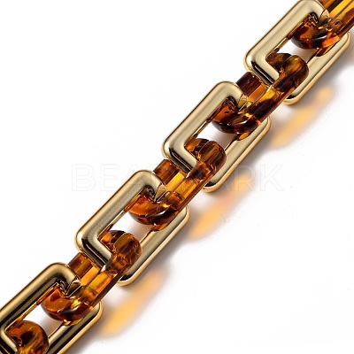 Handmade Quick Link Cross Chains AJEW-JB00751-1