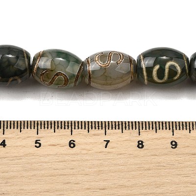 Tibetan Style dZi Beads Strands G-S389-A16-1