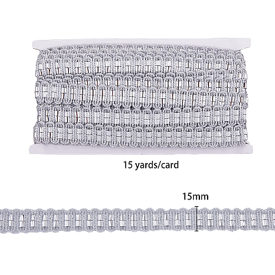 Metallic Polyester Ribbon OCOR-WH0060-52A-1