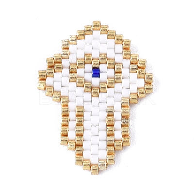 Handmade Seed Beads Pendants SEED-I012-13A-1