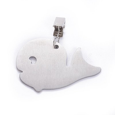 Stainless Steel Tablecloth Pendants X-STAS-WH0013-02P-1