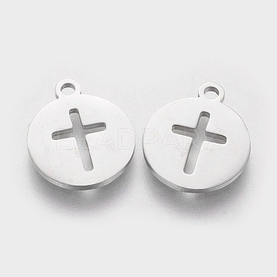 Non-Tarnish 304 Stainless Steel Charms STAS-Q201-T066-1