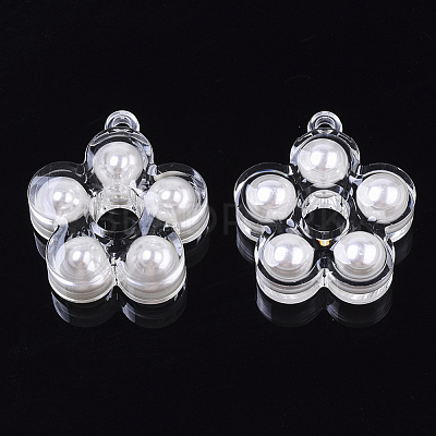 Transparent Acrylic Pendants X-TACR-R146-012-1